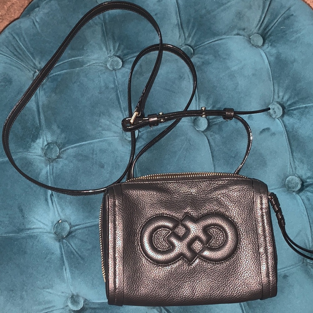 Cole Haan genuine leather black crossbody bag
